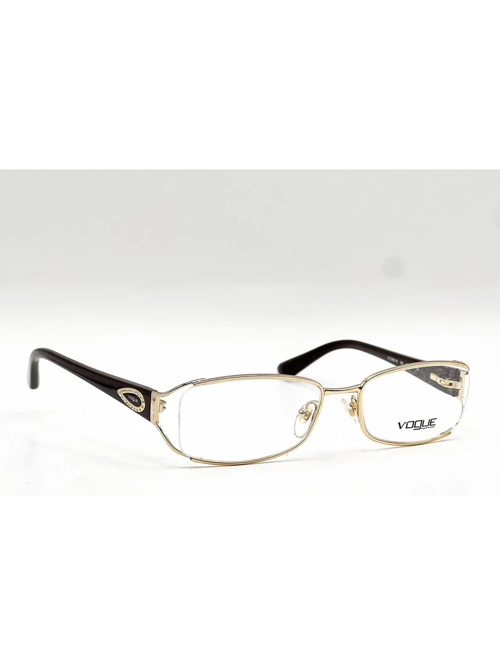 Vogue VO 3896-BI 280 Gold Brown Authentic Eyeglass Frames 52-17
